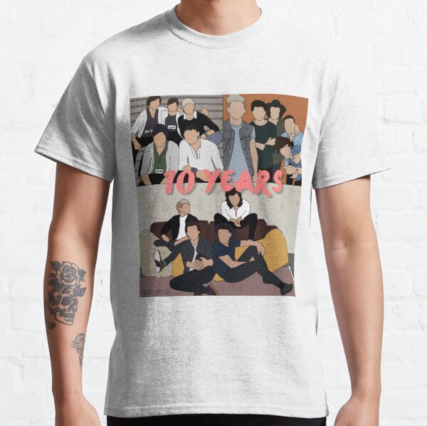 10 Years of One Direction Classic T-Shirt RB1711 product Offical onedirection Merch