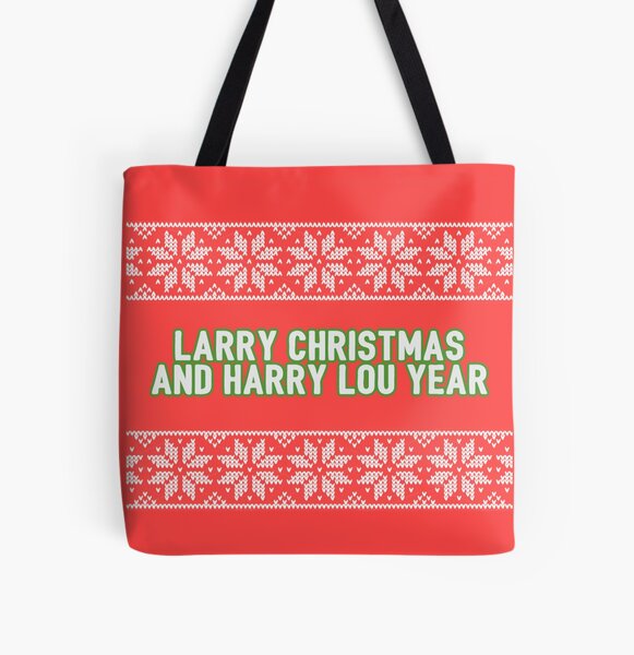 Larry Christmas and Harry Lou Year All Over Print Tote Bag RB1711 product Offical onedirection Merch