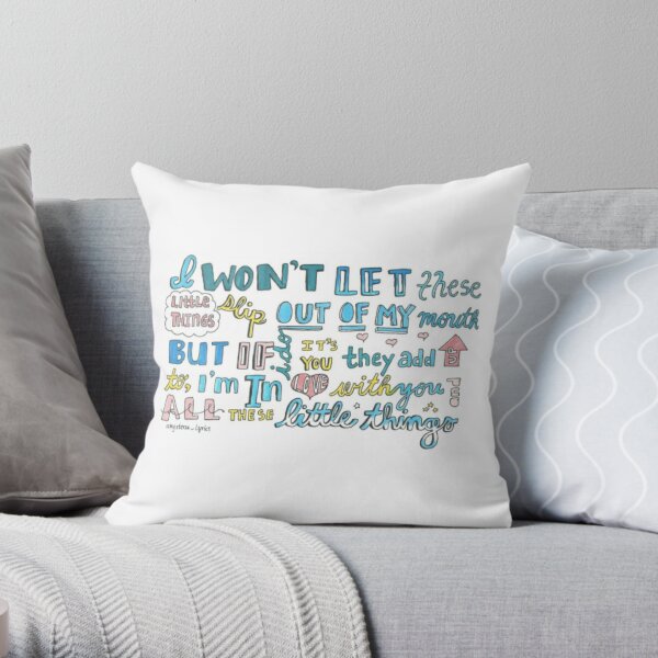 Little Things- One Direction Throw Pillow RB1711 product Offical onedirection Merch