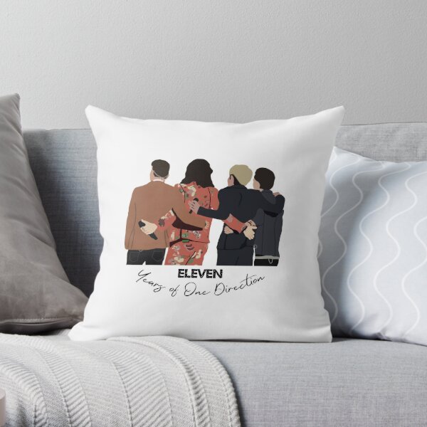 Eleven Years of One Direction Digital Art Throw Pillow RB1711 product Offical onedirection Merch
