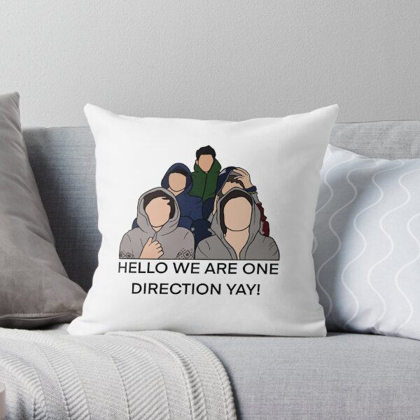 we are one direction video diaries Throw Pillow RB1711 product Offical onedirection Merch